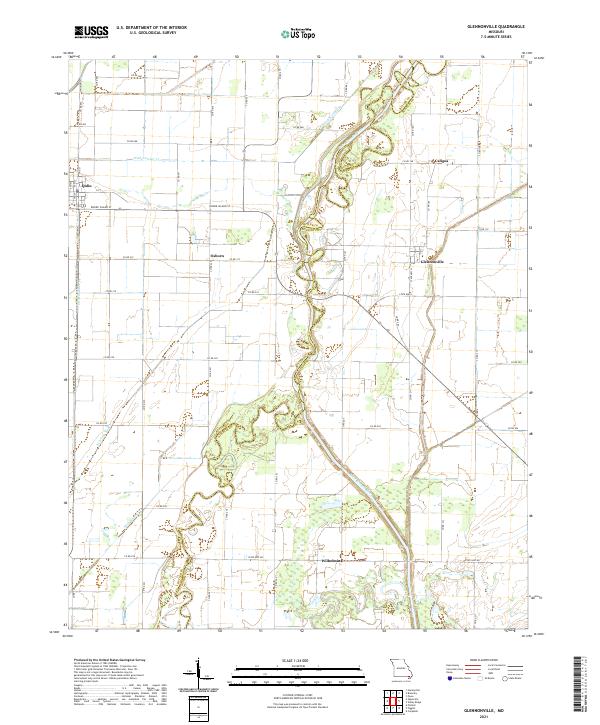 USGS Topographic Map – Glennonville
