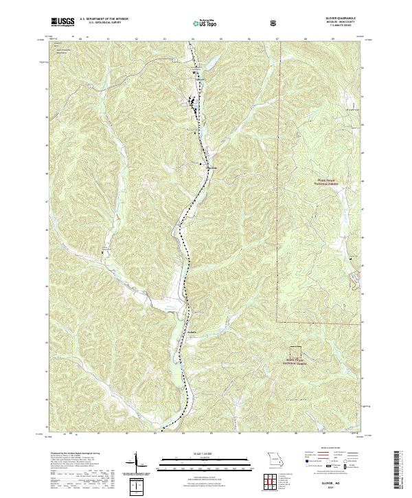 USGS Topographic Map – Glover