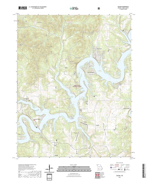 USGS Topographic Map – Golden