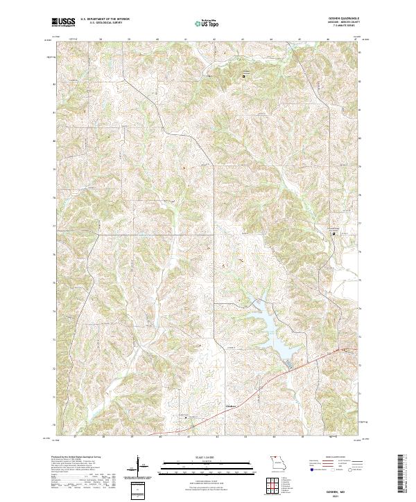 USGS Topographic Map – Goshen