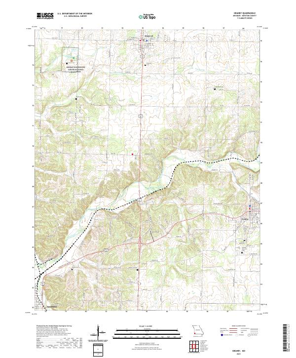 USGS Topographic Map – Granby