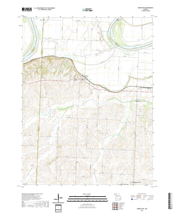 USGS Topographic Map – Grand Pass