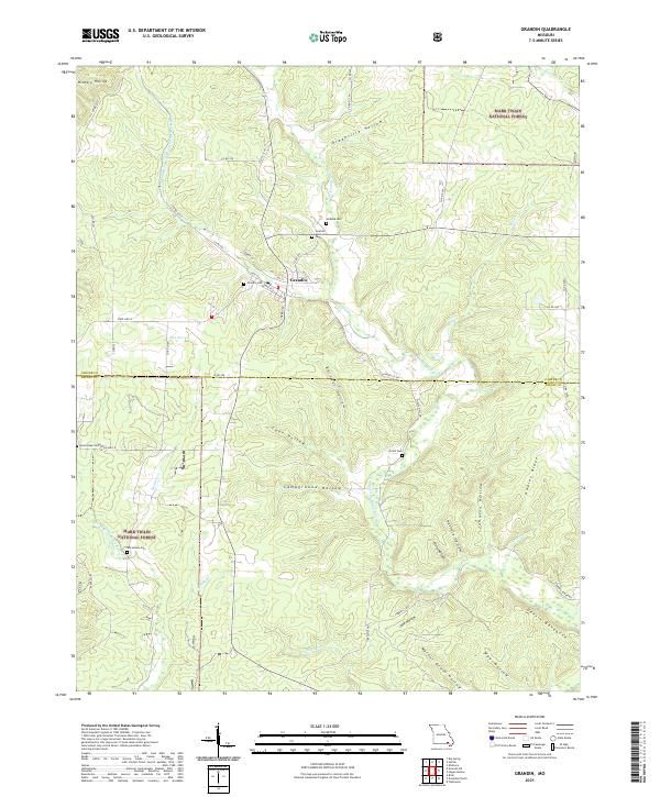 USGS Topographic Map – Grandin