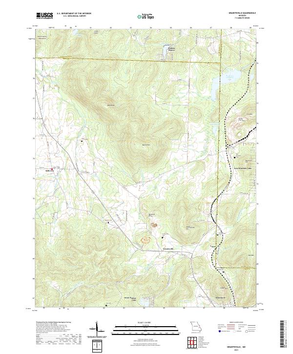 USGS Topographic Map – Graniteville