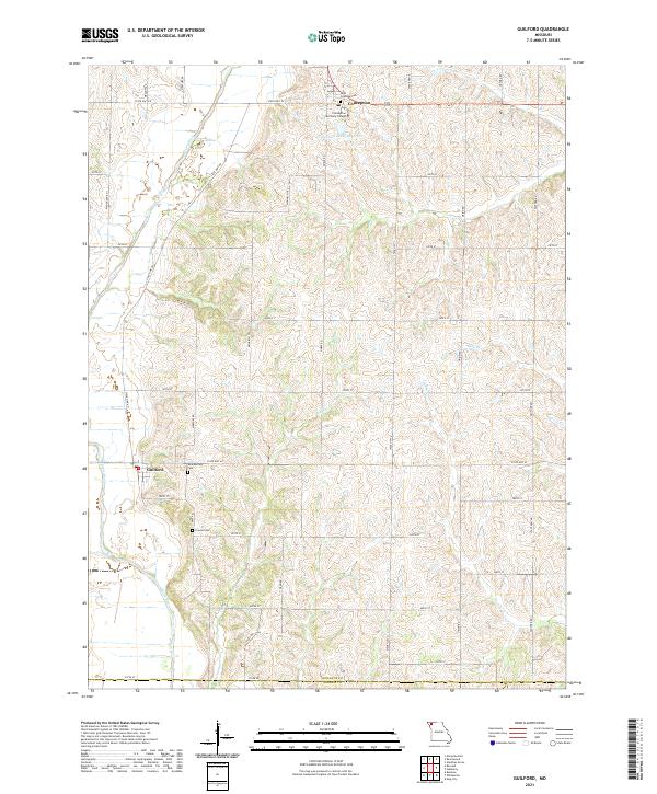 USGS Topographic Map – Guilford
