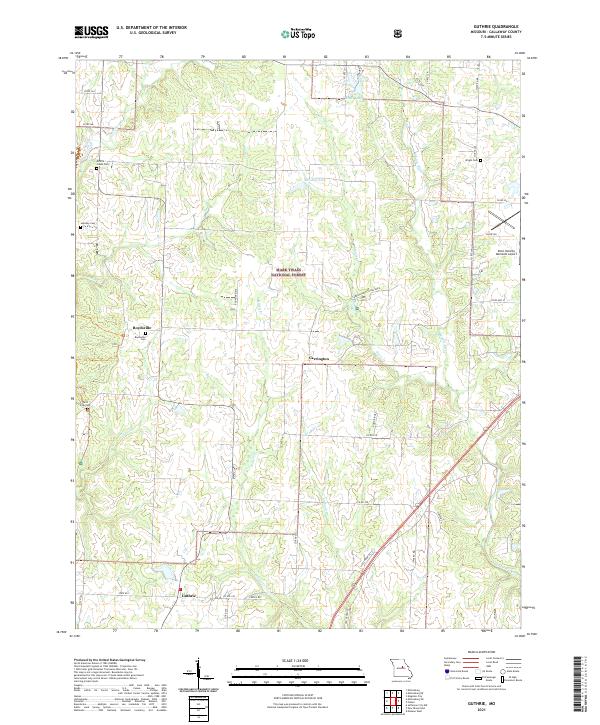 USGS Topographic Map – Guthrie
