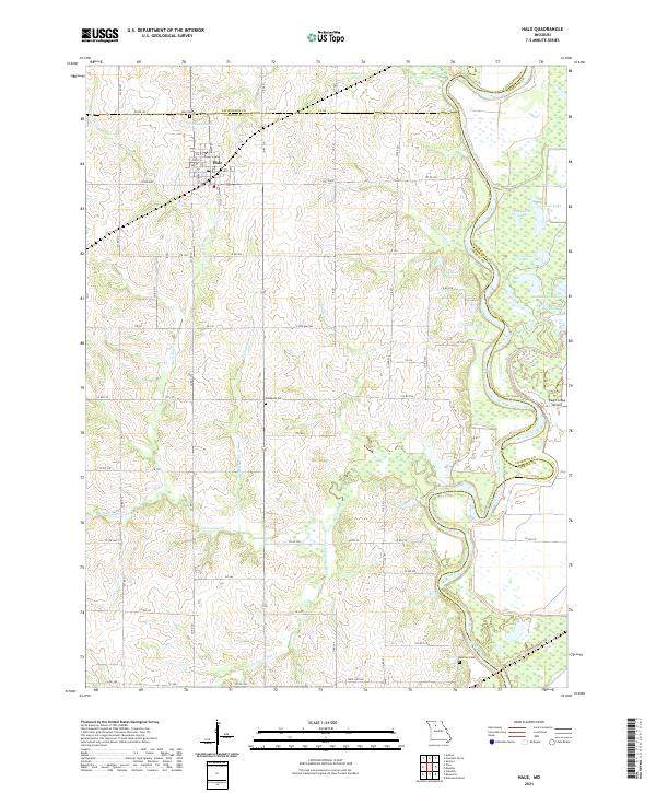 USGS Topographic Map – Hale