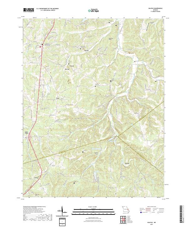 USGS Topographic Map – Halifax