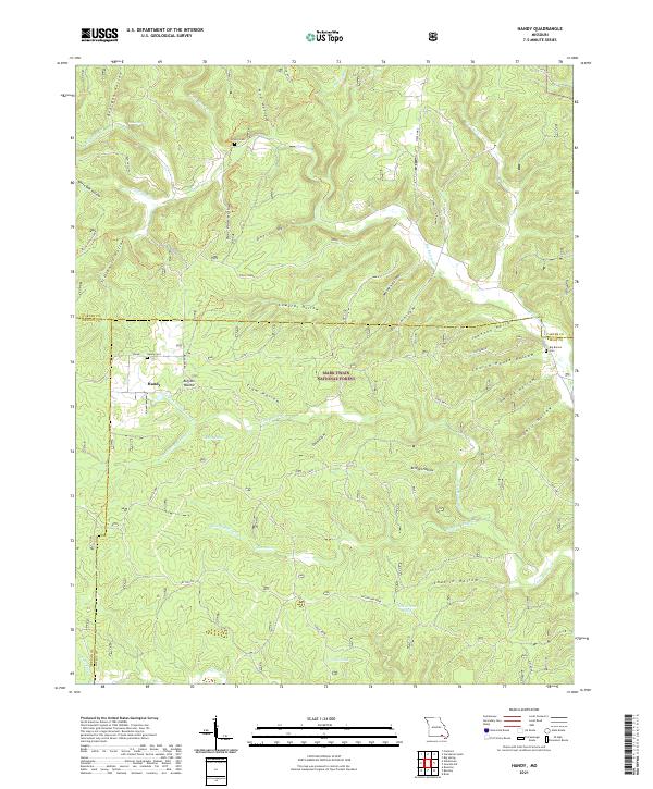 USGS Topographic Map – Handy