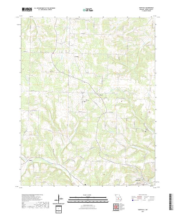 USGS Topographic Map – Hartville