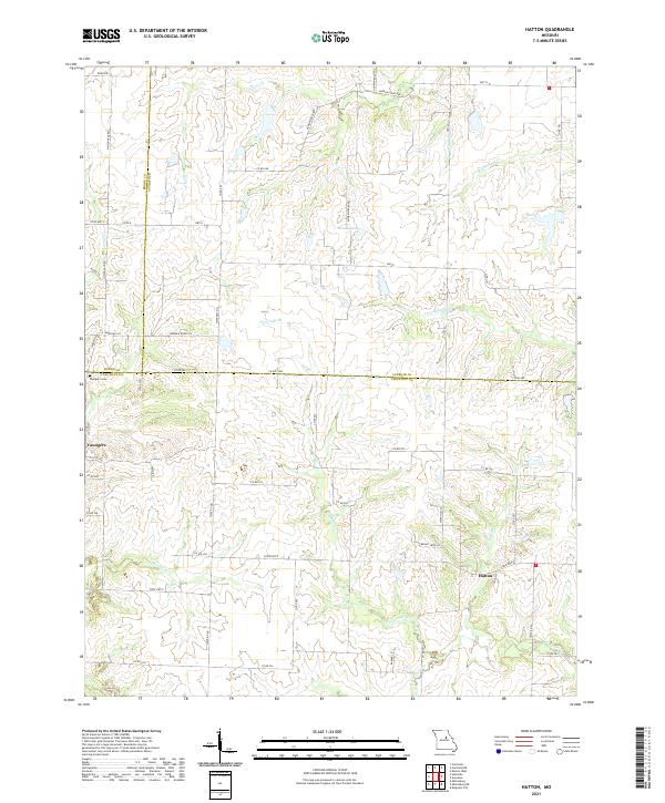 USGS Topographic Map – Hatton