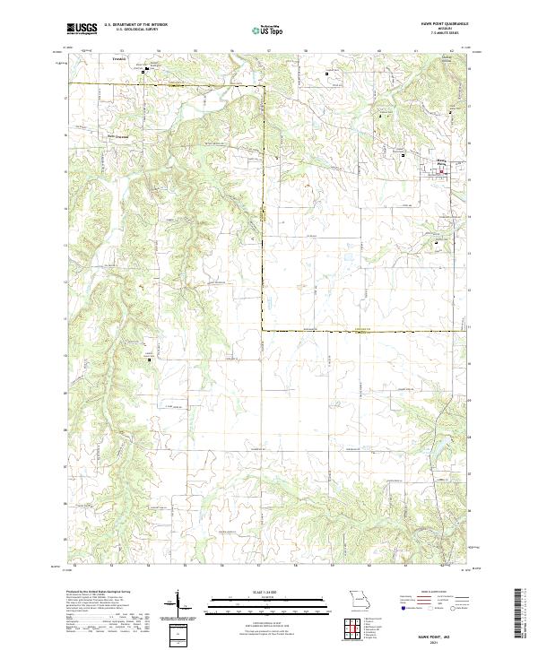 USGS Topographic Map – Hawk Point