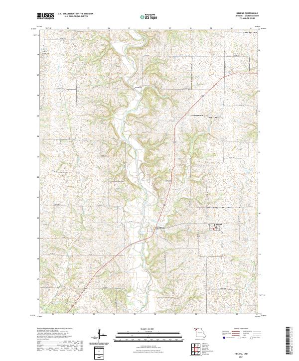 USGS Topographic Map – Helena