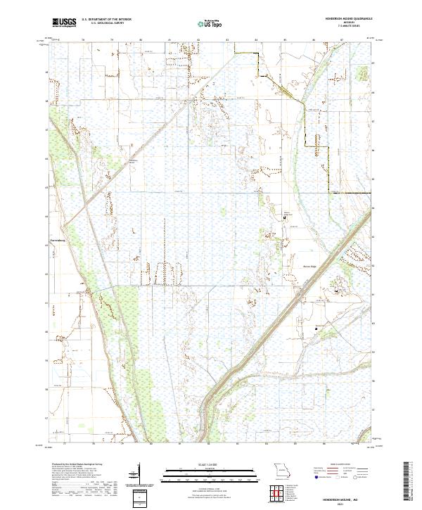 USGS Topographic Map – Henderson Mound