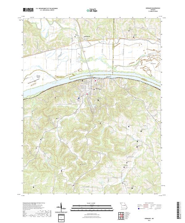 USGS Topographic Map – Hermann