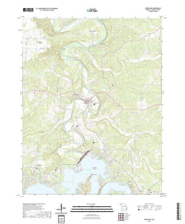 USGS Topographic Map – Hermitage