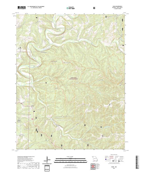 USGS Topographic Map – Hilda