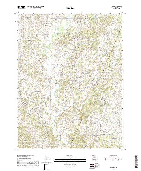 USGS Topographic Map – Hilldale