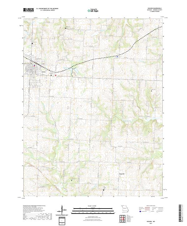 USGS Topographic Map – Holden