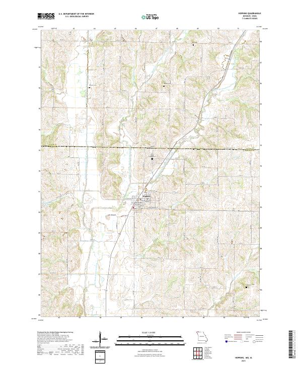 USGS Topographic Map – Hopkins