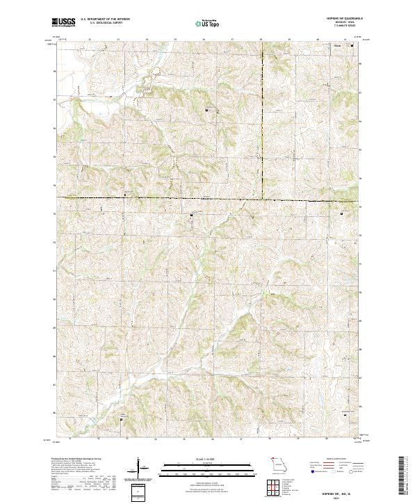 USGS Topographic Map – Hopkins SW