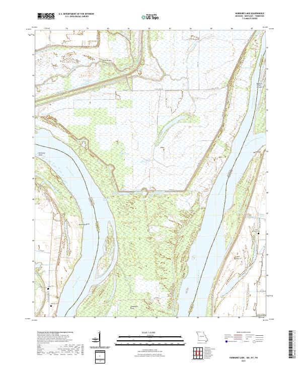 USGS Topographic Map – Hubbard Lake