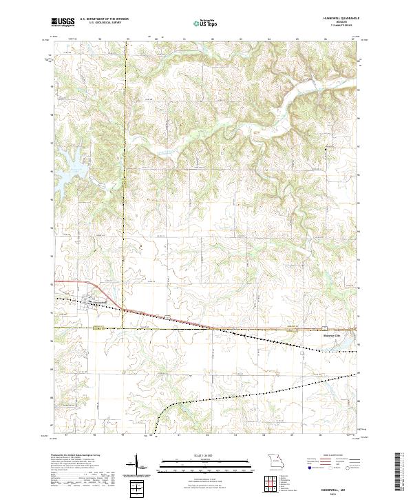 USGS Topographic Map – Hunnewell