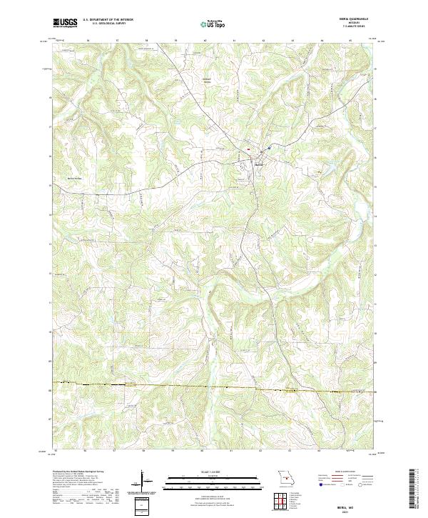 USGS Topographic Map – Iberia