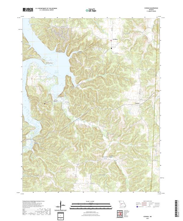 USGS Topographic Map – Iconium