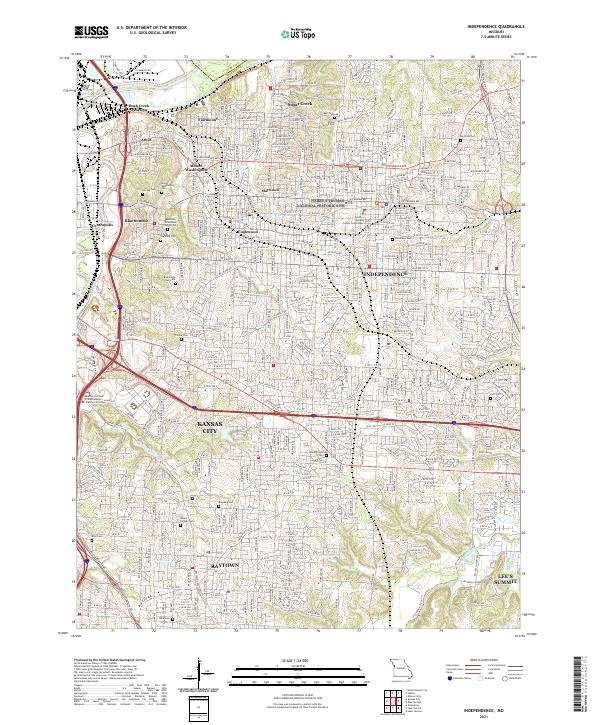 USGS Topographic Map – Independence