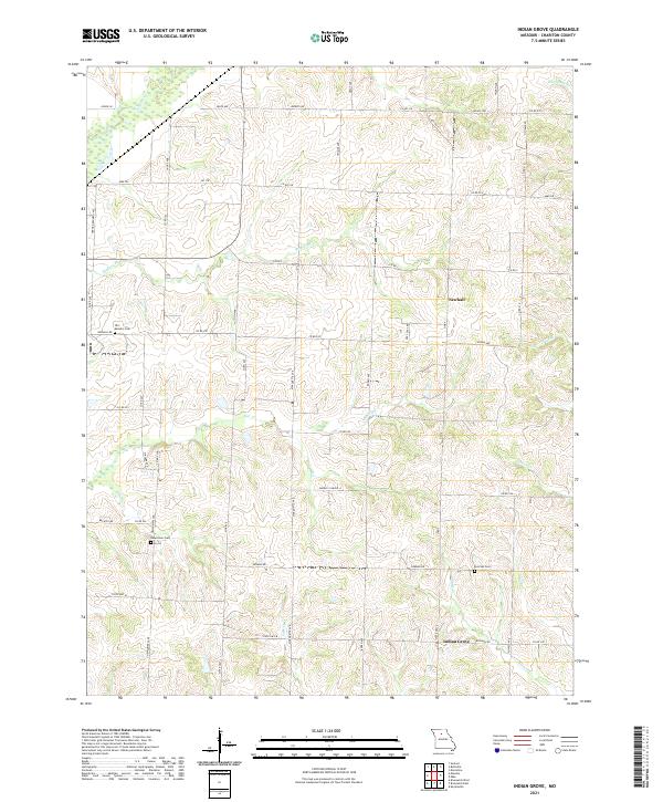 USGS Topographic Map – Indian Grove