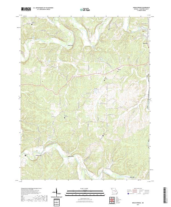 USGS Topographic Map – Indian Springs