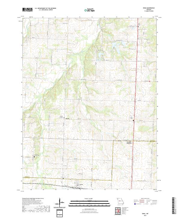 USGS Topographic Map – Ionia