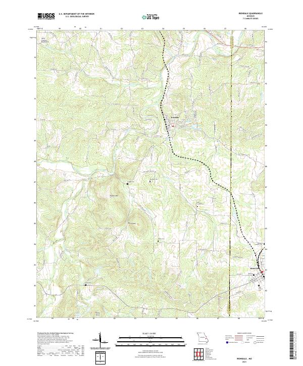 USGS Topographic Map – Irondale