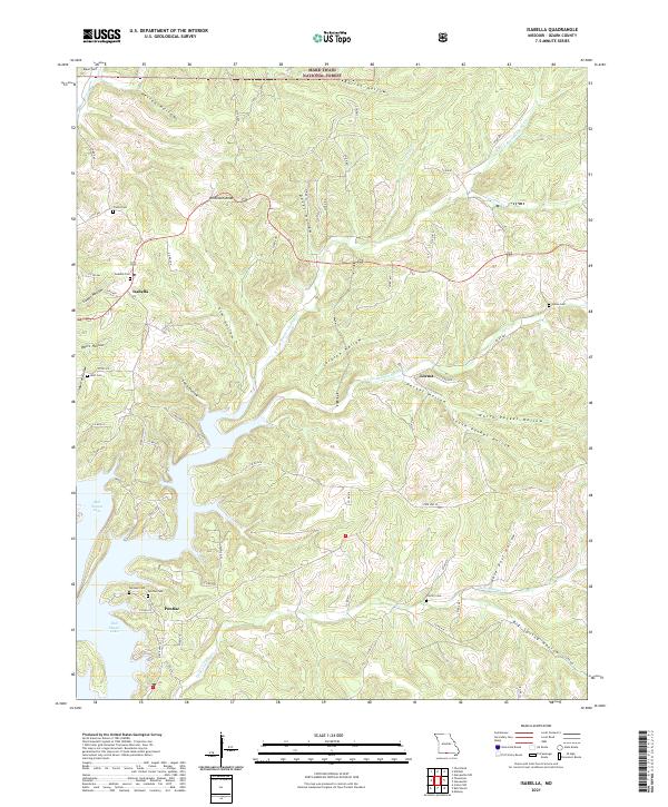 USGS Topographic Map – Isabella