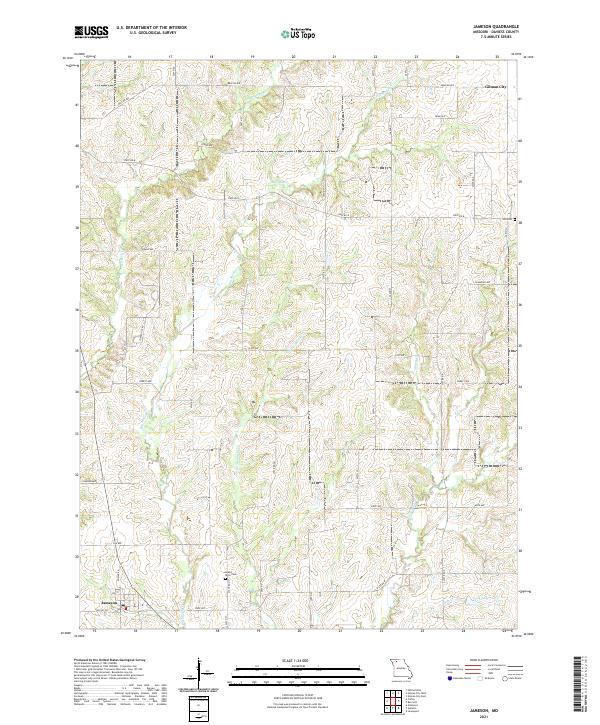 USGS Topographic Map – Jameson
