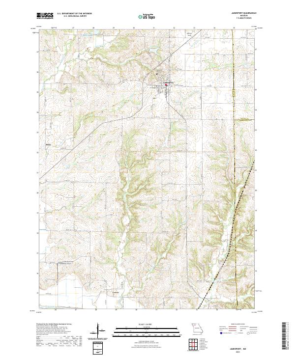 USGS Topographic Map – Jamesport