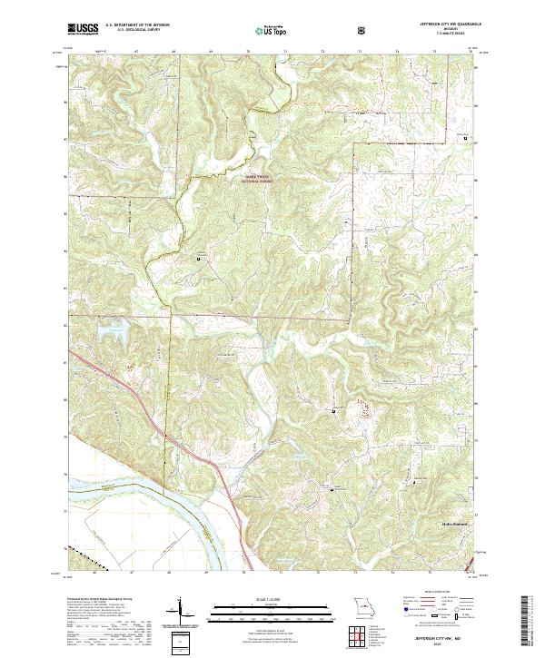 USGS Topographic Map – Jefferson City NW