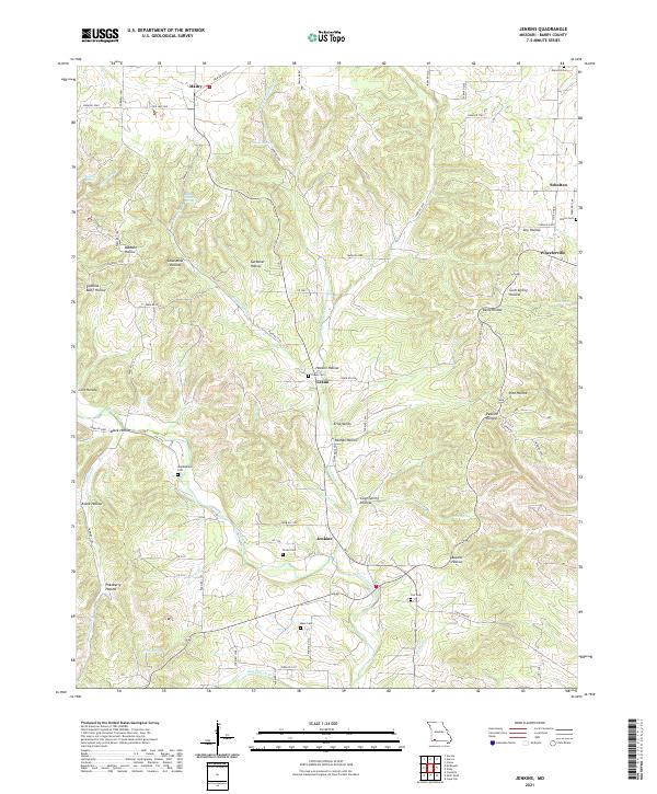 USGS Topographic Map – Jenkins