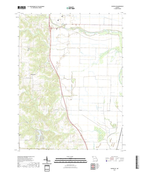 USGS Topographic Map – Kahoka SE