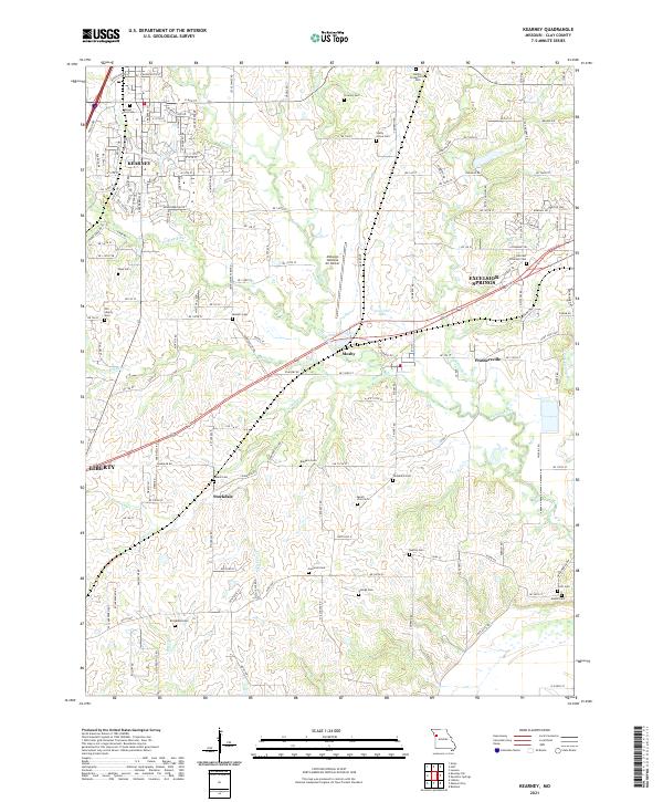 USGS Topographic Map – Kearney