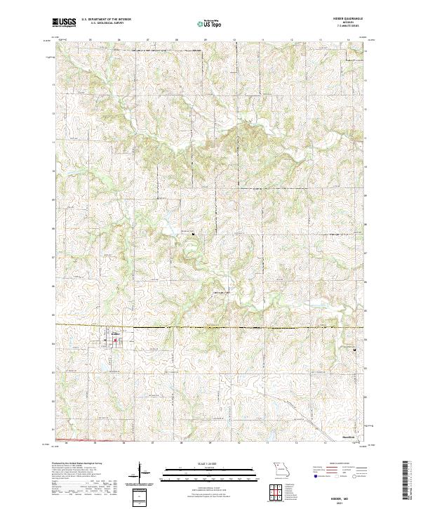 USGS Topographic Map – Kidder
