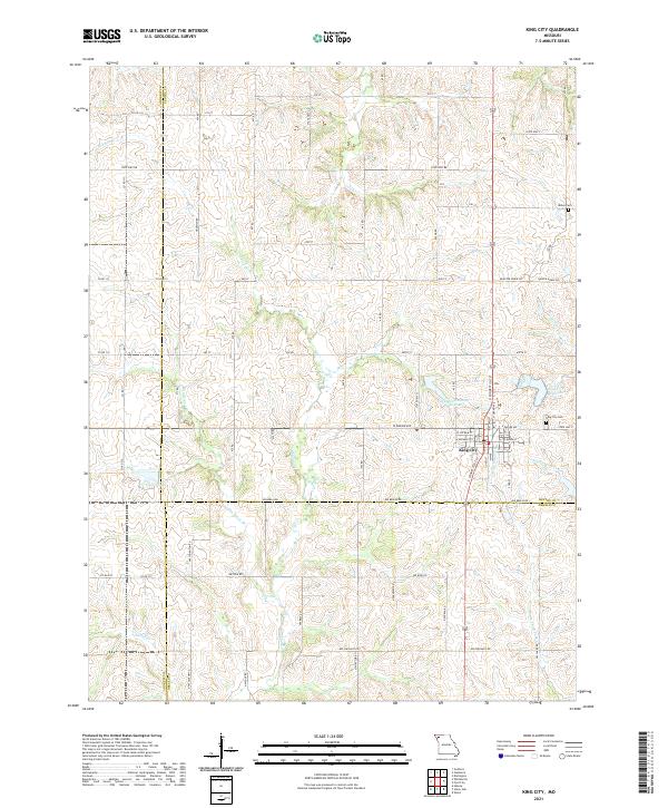 USGS Topographic Map – King City