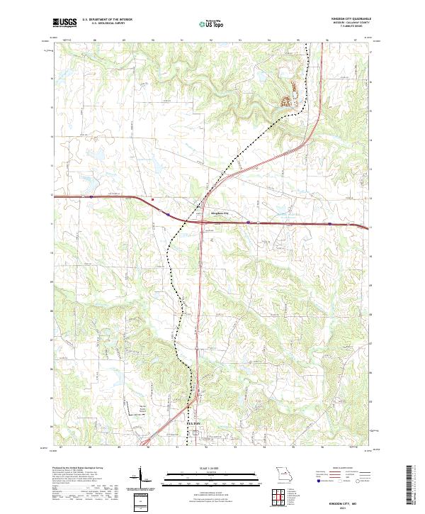 USGS Topographic Map – Kingdom City