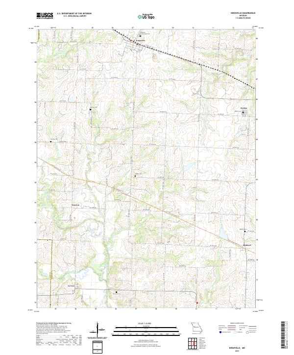 USGS Topographic Map – Kingsville