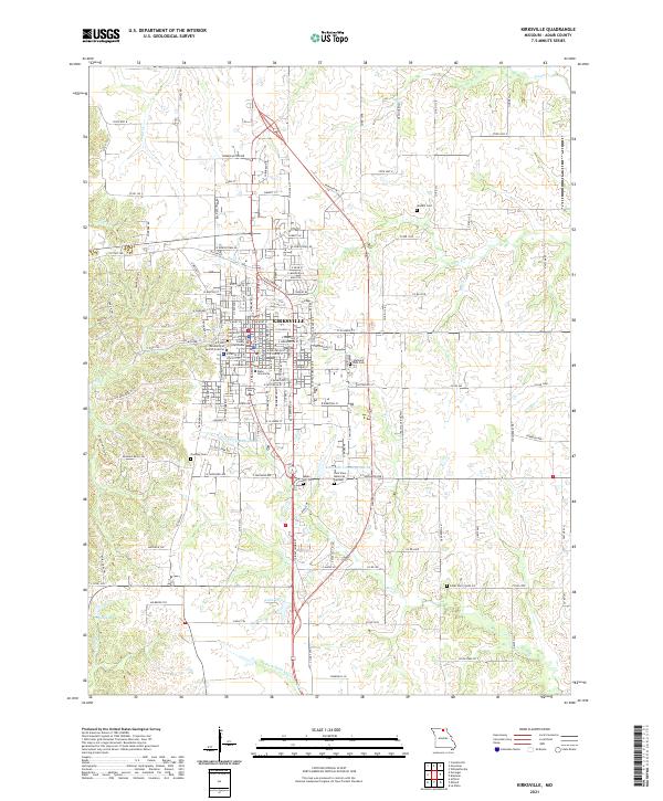 USGS Topographic Map – Kirksville