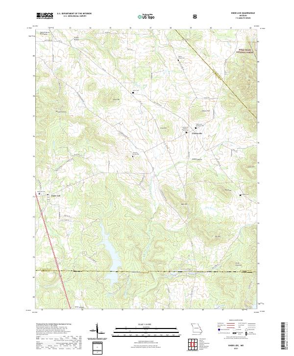 USGS Topographic Map – Knob Lick