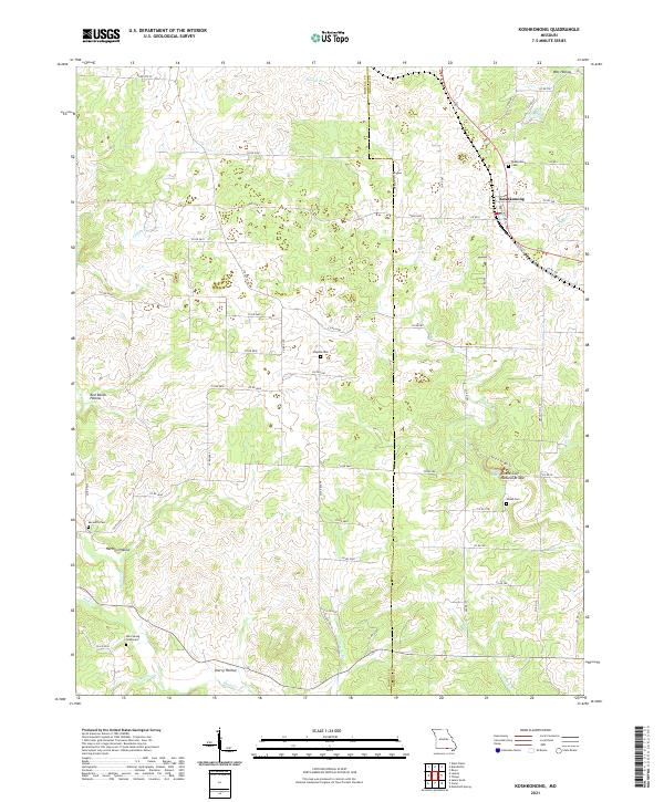 USGS Topographic Map – Koshkonong
