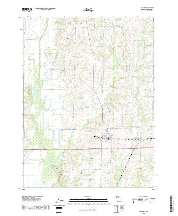 USGS Topographic Map – Laclede