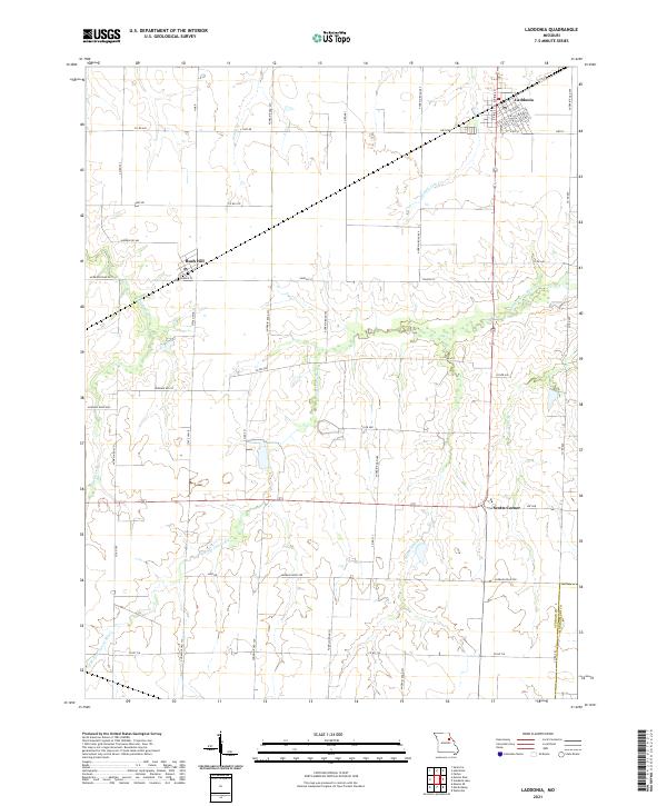 USGS Topographic Map – Laddonia
